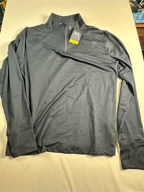 UA Launch Pro 1/4 Zip - Mens XL - Black